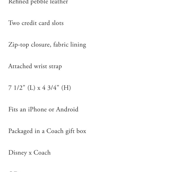 NWT Coach X Minnie Mouse Wristlet With Box - Picture 4 of 4